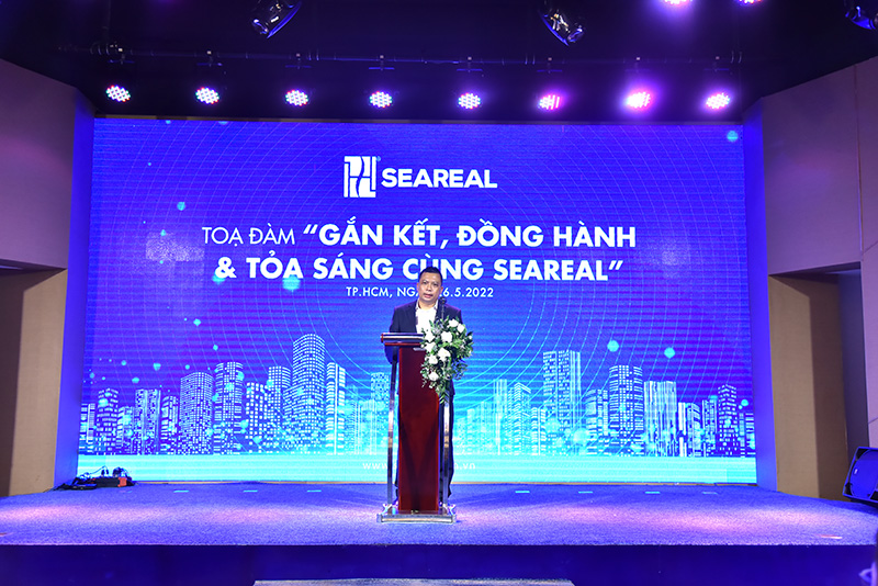 Ông Trần Hiền Phương – Chủ tịch HĐQT Công ty Cổ phần Bất động sản Seaholdings phát biểu tại buổi tọa đàm