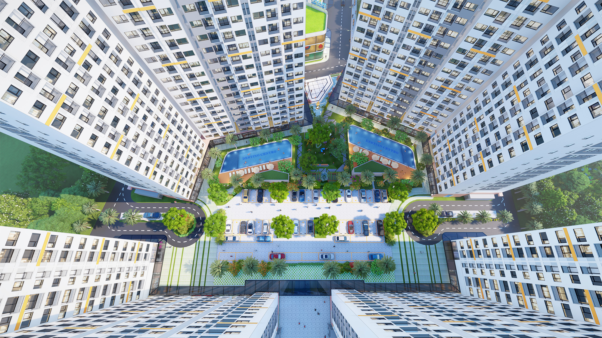 Hé lộ những tiện ích nổi bật của Destino Centro 4 Phoi canh top view