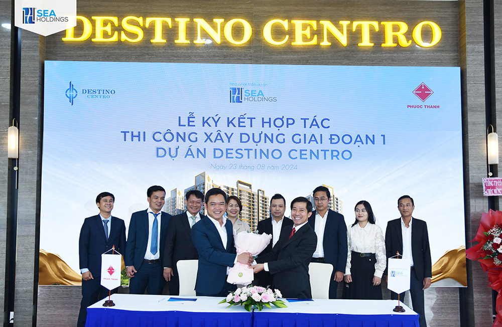 Seaholdings Hợp Tác Cùng CTCP Xây Dựng Phước Thành Thi Công Dự Án Destino Centro Tại Khu Tây Tp.HCM 10 le ky ket thi cong du an destino centro