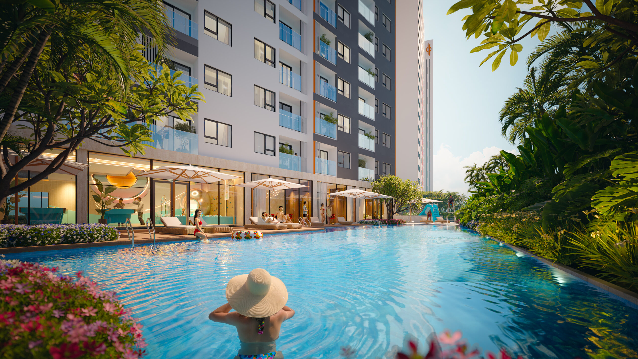 HẠ TẦNG MỞ LỐI, DESTINO CENTRO MỞ NHỊP KẾT NỐI 2 260504 Destino Phase 5 Pool View NWM scaled