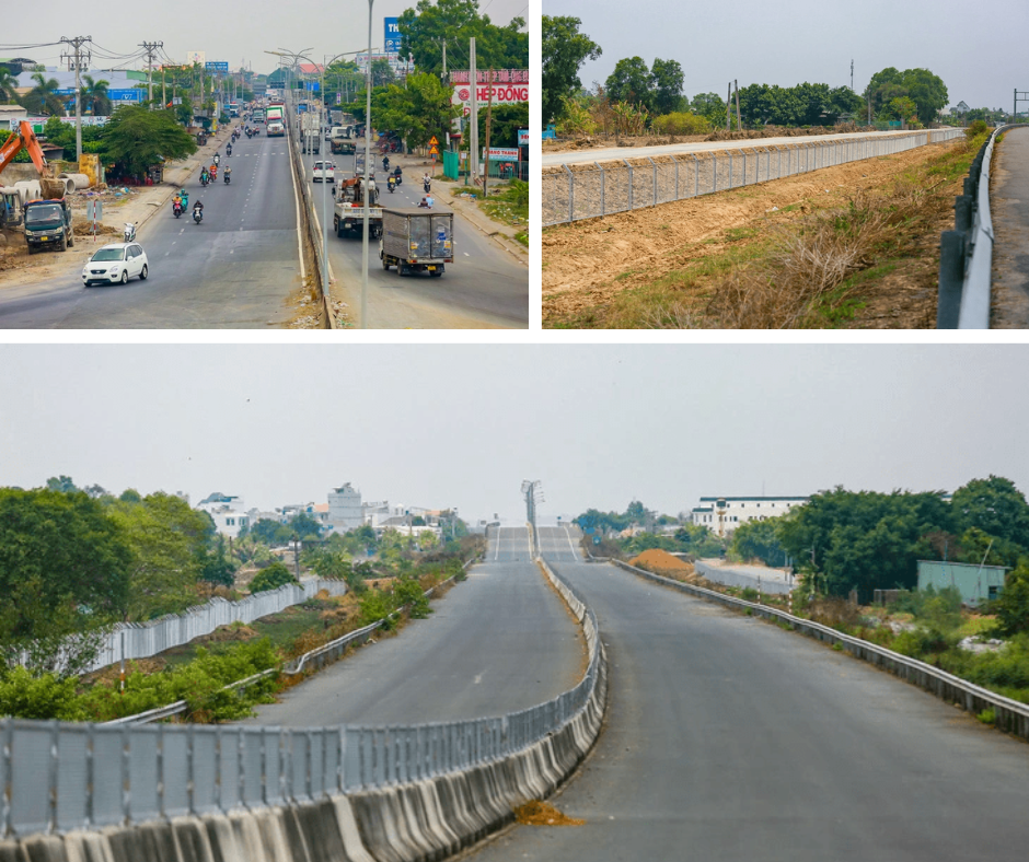 Toàn cảnh 5 nút giao cao tốc Bến Lức - Long Thành kết nối các trục chính vào TP.HCM