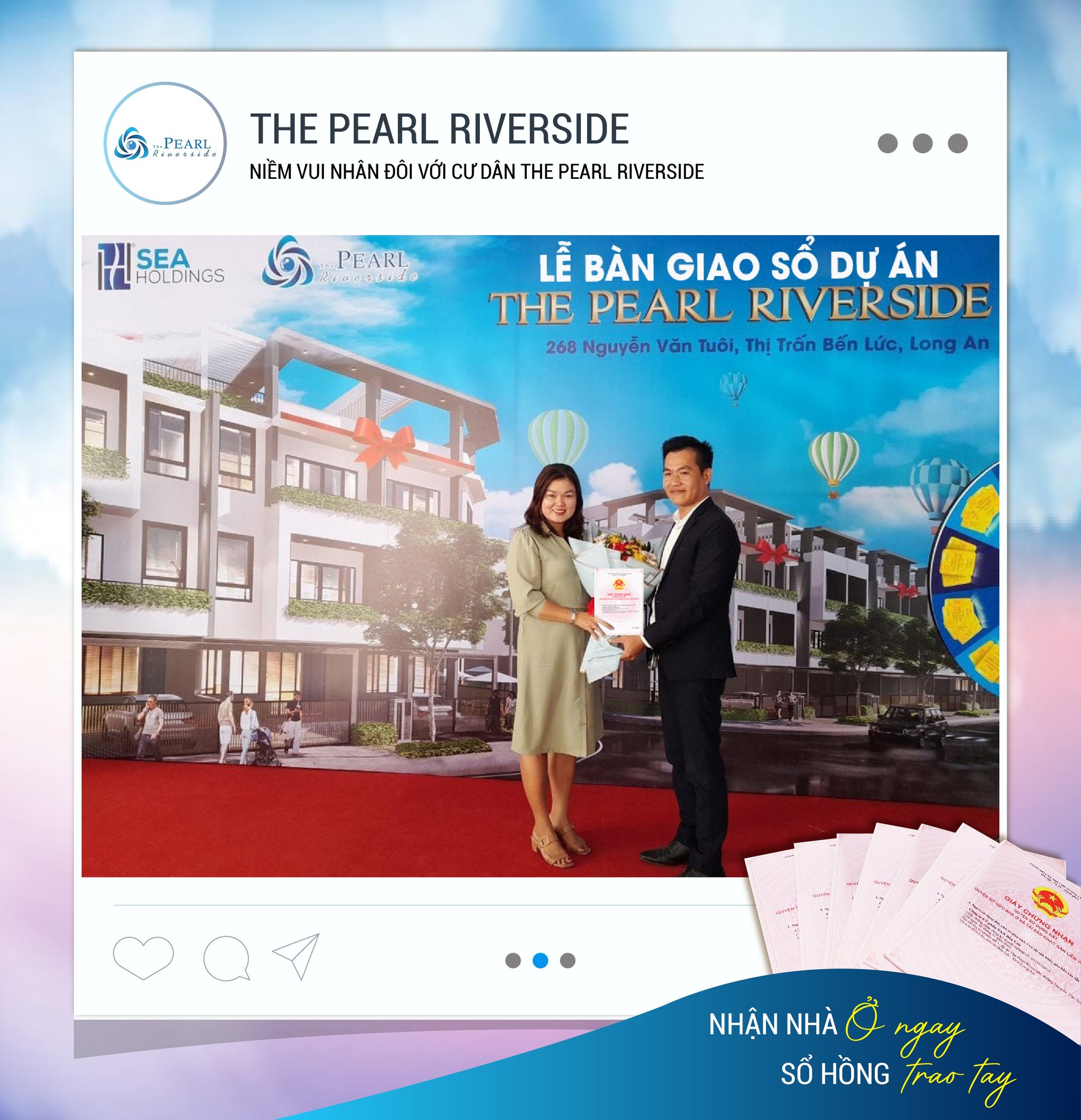 Chủ đầu tư Seaholdings thành công từ phương châm "bán nhà thật, cho nhu cầu thật" gạt bỏ những thông tin sai lệch lừa đảo 10 Chủ đầu tư Seaholdings bàn giao sổ đỏ