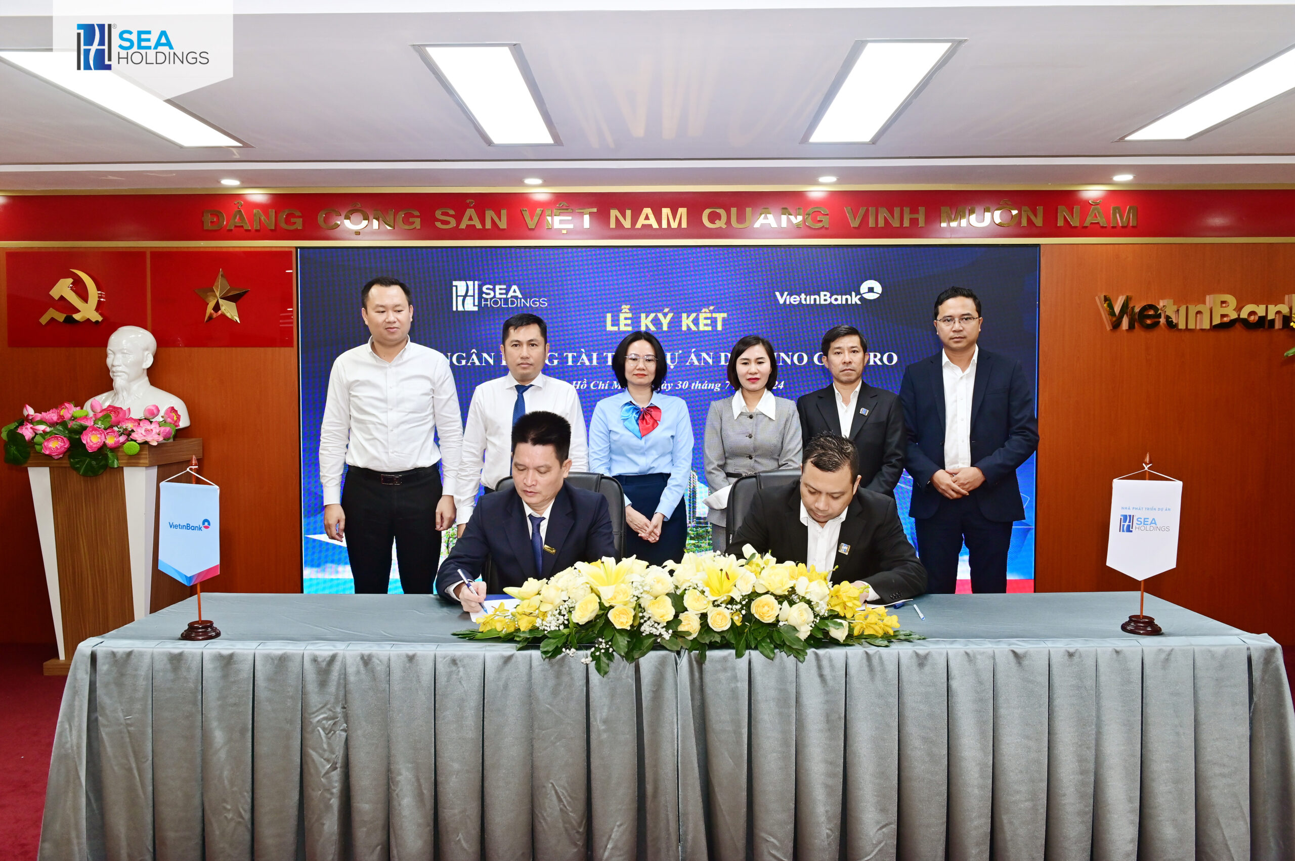 Chủ đầu Tư Seaholdings Và Ngân hàng TMCP Công Thương Việt Nam (VietinBank) CN3 - TP.HCM Ký Kết Hợp Tác Bảo Trợ Dự án Destino Centro